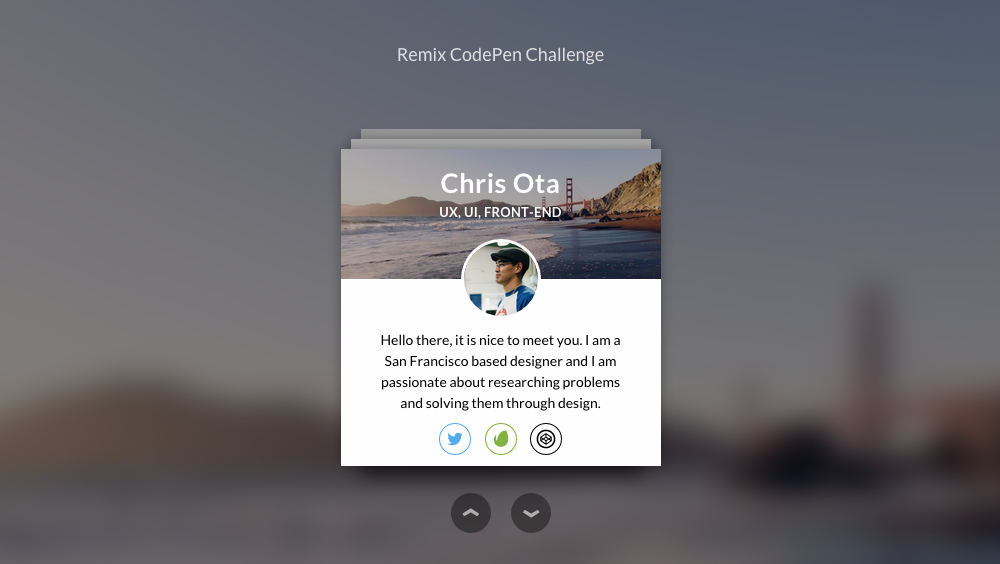 Remix CodePen Challenge